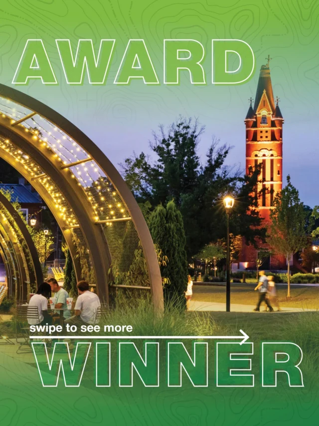 @BellTowerGreen has earned a Merit Award in the Urban Design category at the 2026 ASLA Southeast Regional Chapter Awards! Formerly an asphalt parking lot, this public space draws on preserved structures, local materials, and connections to downtown Salisbury to create a public realm rooted in community identity. 

Learn how thoughtful design transformed this historic downtown block into an award-winning civic space at the link in bio. 

@NCASLA_LandArch