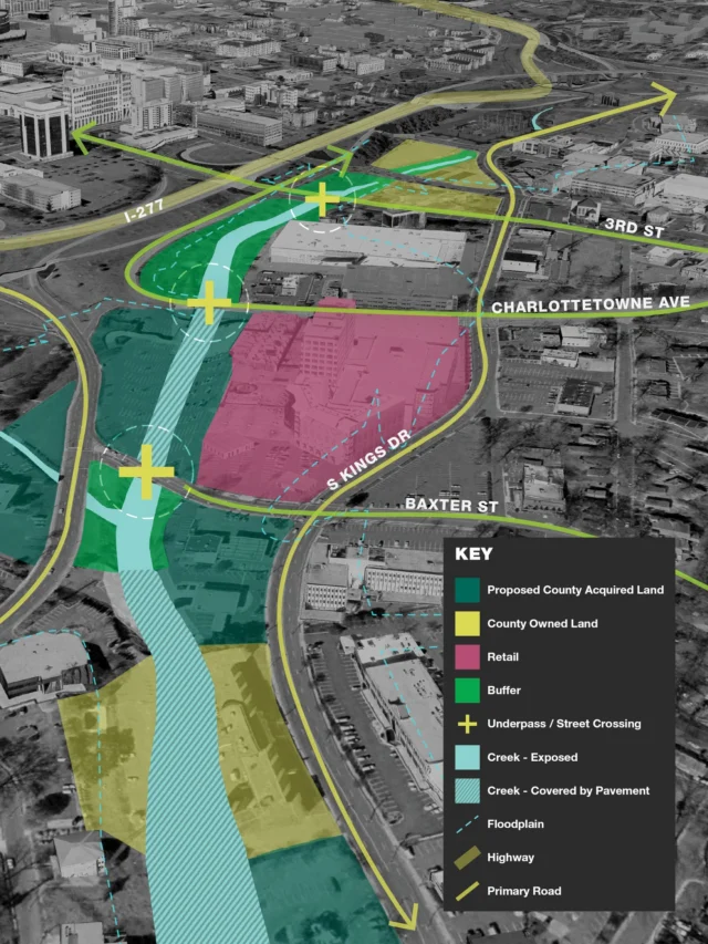 At Little Sugar Creek Greenway, creating a connected route meant navigating highways, existing development, street crossings, and the creek’s floodplain. 

The greenway connects nearby neighborhoods and destinations through an urban landscape, turning a creek once seen as a divide into a vital community connection. 

Explore how Little Sugar Creek Greenway supports safe active transportation at the link in bio.